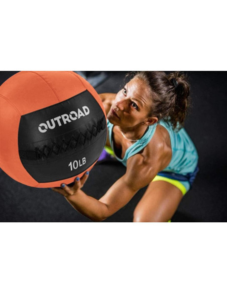 Pelota de Medicina Betterland 10kg Naranja para Ejercicio