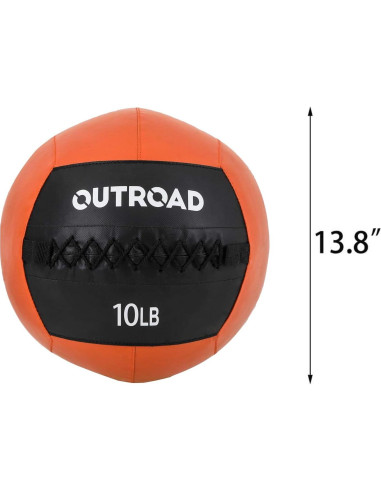 Pelota de Medicina Betterland 10kg Naranja para Ejercicio