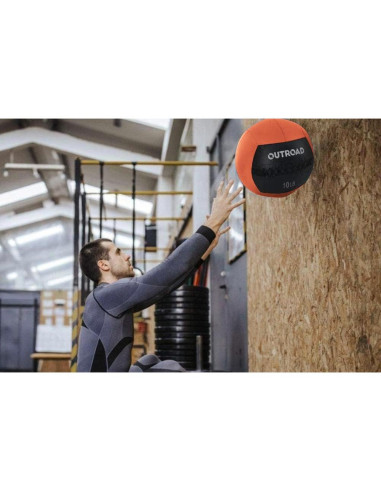 Pelota de Medicina Betterland 10kg Naranja para Ejercicio