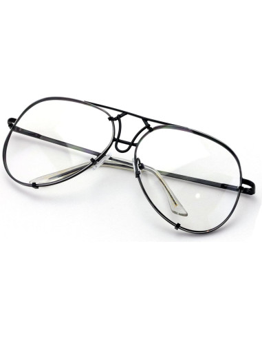 Gafas Aviador Premium Metalizadas Lente Claro UV VW-AV2