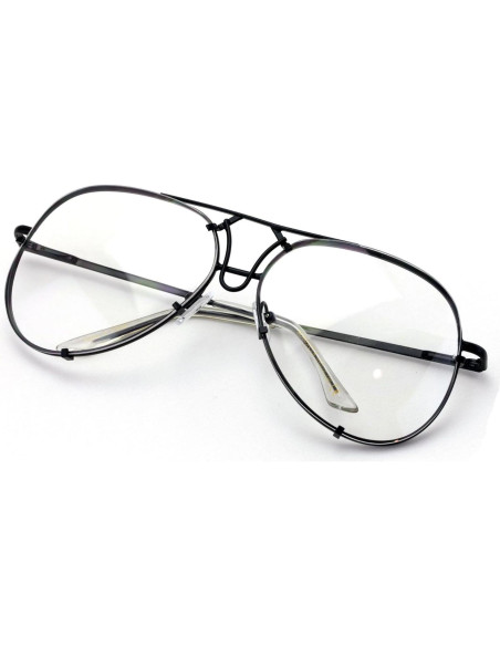 Gafas Aviador Premium Metalizadas Lente Claro UV VW-AV2