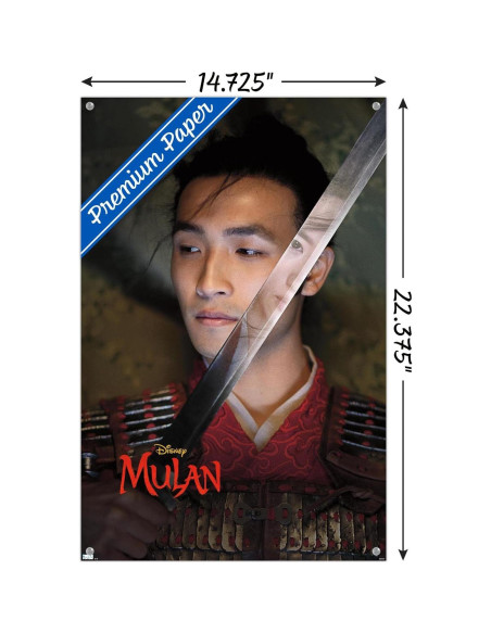 Póster de Pared Disney Mulan Trends International 56.8x37.4cm