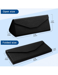 Estuche Plegable para Gafas Flutesan 4 Piezas Negro 2