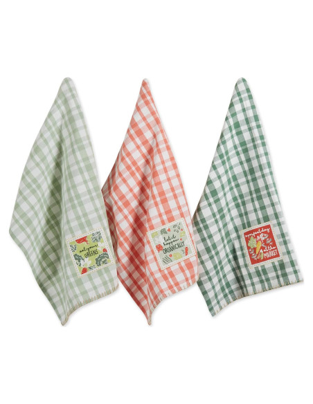 Juego de Paños de Cocina DII 3 Piezas 45.72x71.12 cm Cuadros