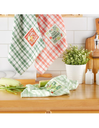 Juego de Paños de Cocina DII 3 Piezas 45.72x71.12 cm Cuadros