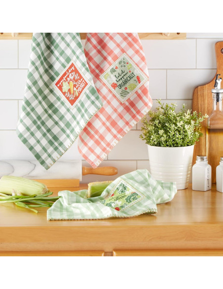 Juego de Paños de Cocina DII 3 Piezas 45.72x71.12 cm Cuadros