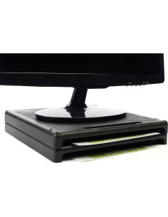 Soporte apilable para monitor VuRyser 1 VUR 2455 Negro 4-Pack 2