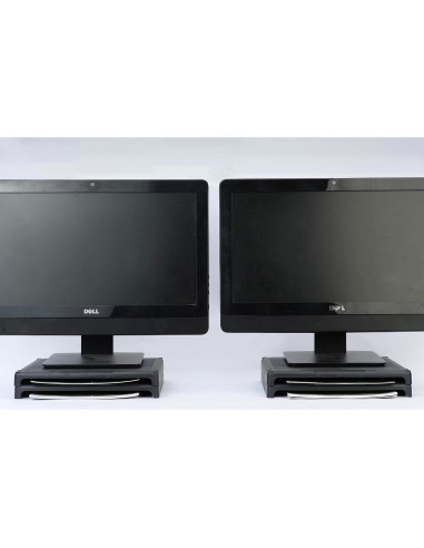 Soporte apilable para monitor VuRyser 1 VUR 2455 Negro 4-Pack
