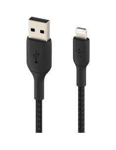 Cable Lightning trenzado Belkin BoostCharge 1M - Negro - MFi 2