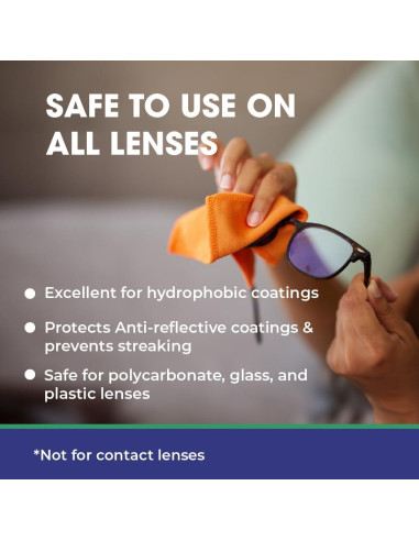 Limpiador de Lentes Multiusos Optigear 3.81kg Sin Rayas