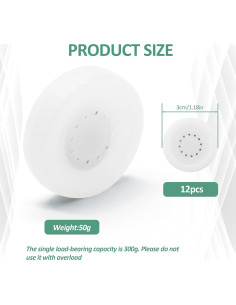 Soporte Magnético para Control Remoto HISAKYST Montaje en Pared 12-Pack 2