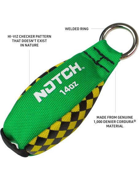 Peso de Lanzamiento Notch NTW-14, Cordura 396.9g Hi-Viz