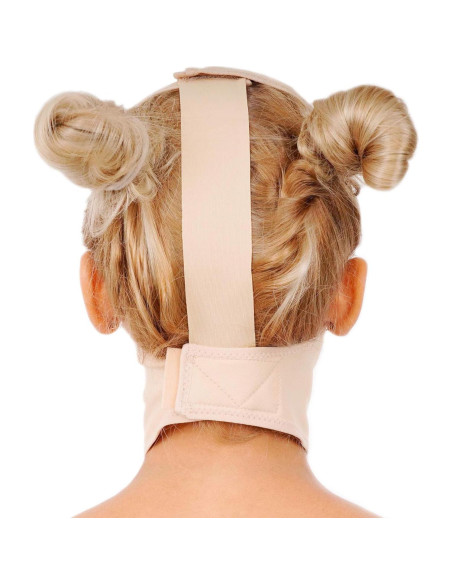 Prenda de Compresión Facial INVERA para Recuperación Postquirúrgica