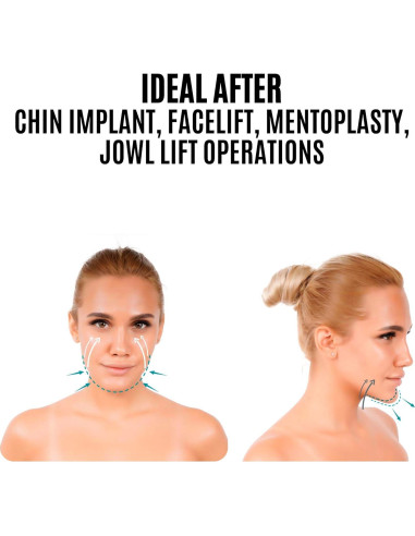 Prenda de Compresión Facial INVERA para Recuperación Postquirúrgica