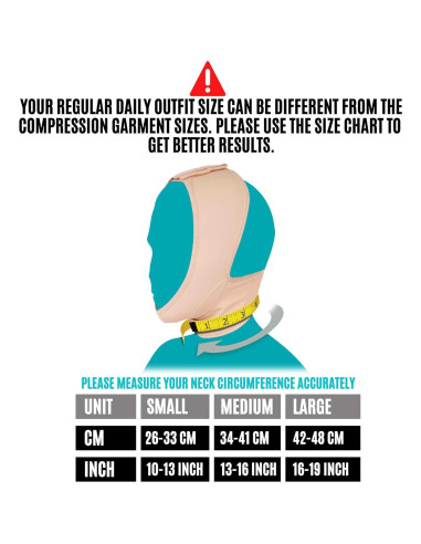 Prenda de Compresión Facial INVERA para Recuperación Postquirúrgica