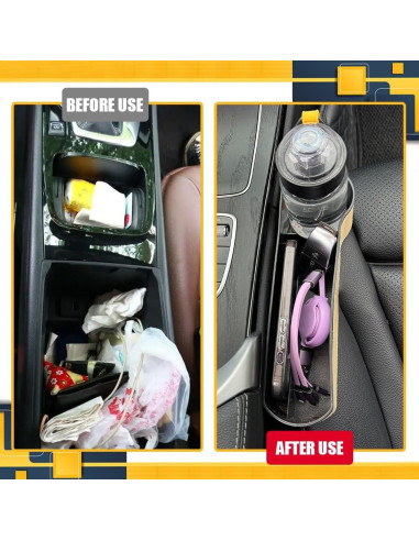 Organizador de Relleno de Espacio entre Asientos Tecledsn Beige