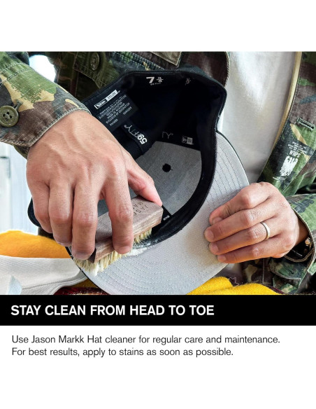 Limpiador Espumoso para Sombreros Jason Markk 198g - Seguro para Varios Materiales