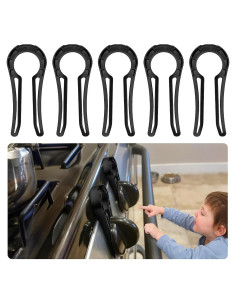 Bloqueo de Perilla de Seguridad para Estufa a Gas - 5 Unidades