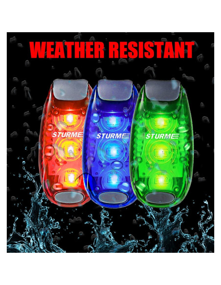 Luces de Seguridad LED STURME 4 Pack con Baterías y Clip