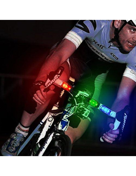 Luces de Seguridad LED STURME 4 Pack con Baterías y Clip