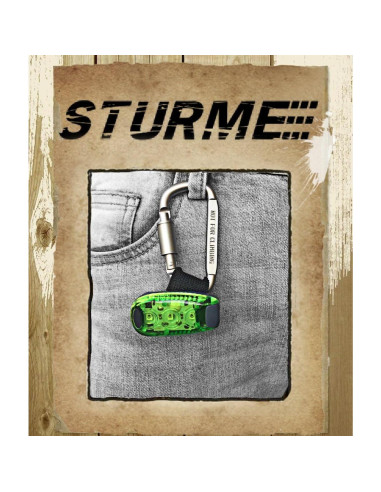 Luces de Seguridad LED STURME 4 Pack con Baterías y Clip