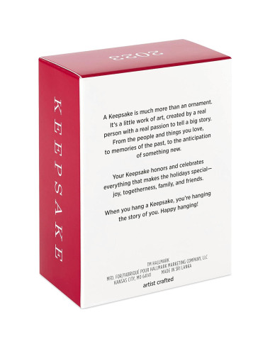 Adorno Navideño Hallmark Keepsake 2023 Meilin Lee 3.3x2.8 cm