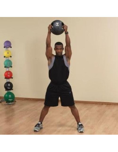 Bola de Medicina Body-Solid 4.5 kg con Agarraderas Antideslizantes