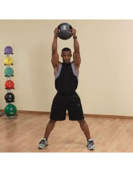 Bola de Medicina Body-Solid 4.5 kg con Agarraderas Antideslizantes