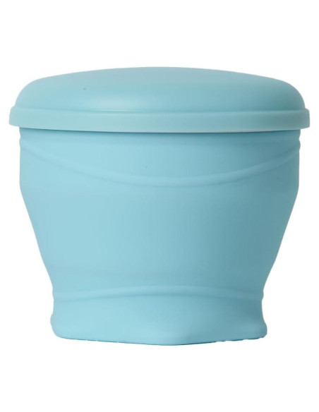 Taza de Viaje Plegable Silicona 173ml Azul zhuzhiloono