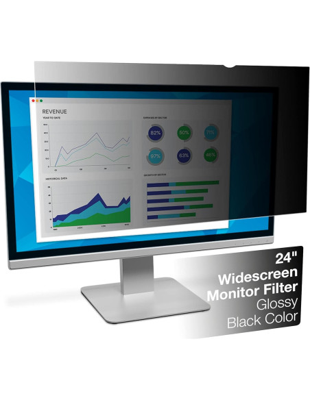 Filtro de Privacidad 3M 24" Reversible Brillante/Mate Filtro de Privacidad 3M 24" Reversible Brillante/Mate