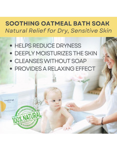 Baño de Avena Orgánica Mogimogi Baby 93.5g - Piel Sensible 2