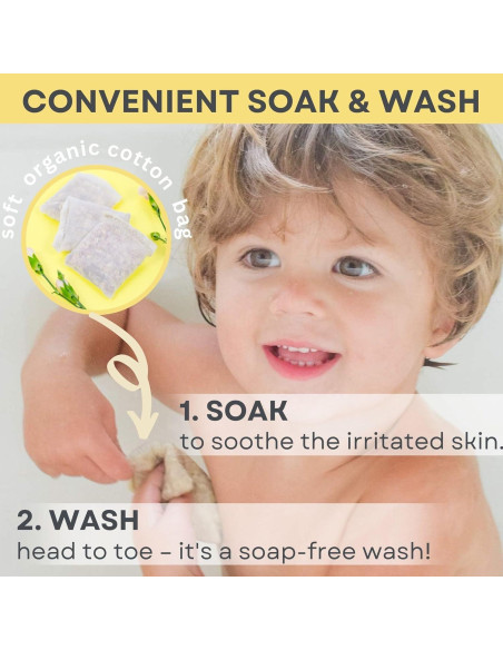 Baño de Avena Orgánica Mogimogi Baby 93.5g - Piel Sensible