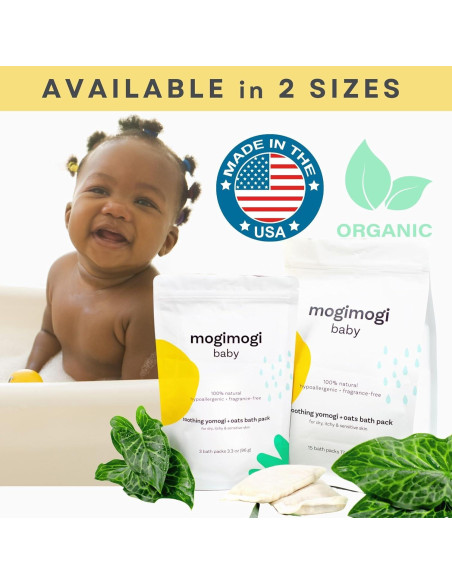 Baño de Avena Orgánica Mogimogi Baby 93.5g - Piel Sensible