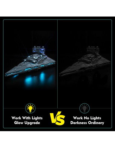 Kit de Luz LED LocoLee para LEGO 75394 Destructor Estelar