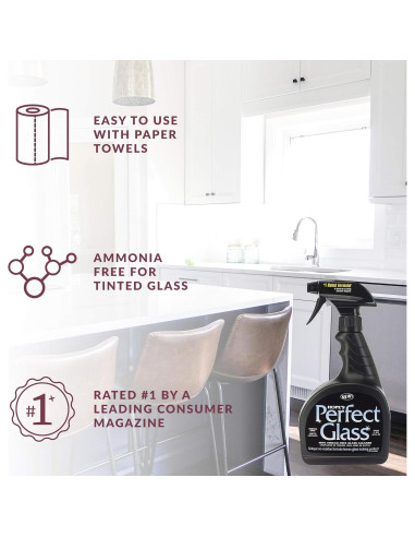 Limpiador de Vidrio Perfecto HOPE'S 946ml Sin Rayas y Amoníaco