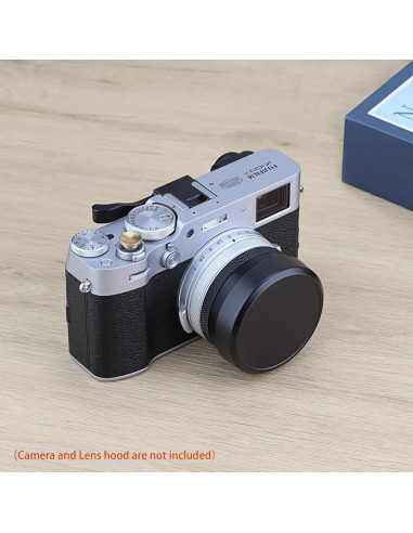 Tapa de lente de metal Haoge para Fujifilm X100VI/X100V