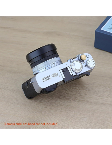 Tapa de lente de metal Haoge para Fujifilm X100VI/X100V