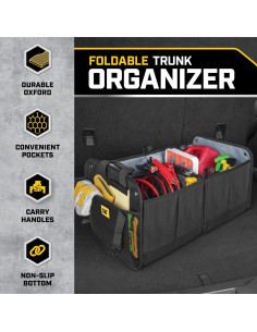 Organizador de Maletero CAT FlexTrunk - Doble Compartimento Plegable 2