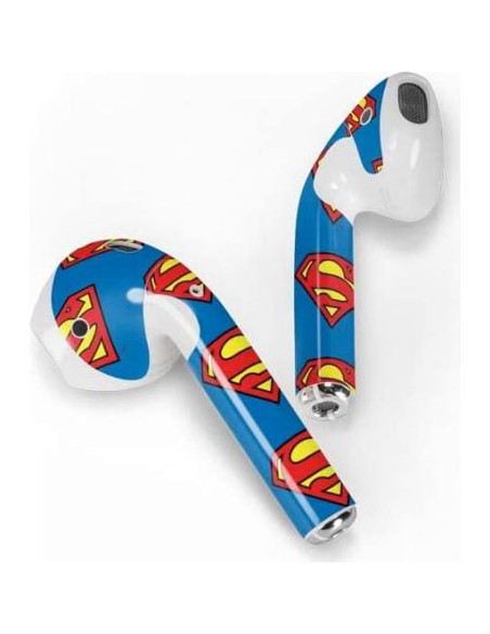 Calcomanía Skinit Superman para Apple AirPods 2 - Azul
