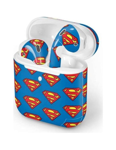 Calcomanía Skinit Superman para Apple AirPods 2 - Azul
