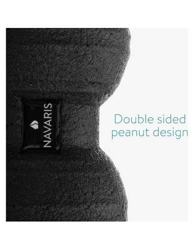 Navaris Conjunto de Bolas de Fascia Doble Cacahuate Negro