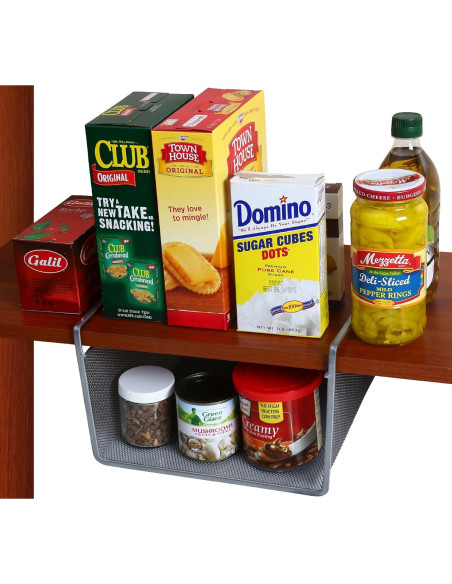 Canasta Bajo Estante YBM Home Acero Inoxidable 24x25x14 cm