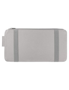Organizador de Visera de Coche Tiardey Cuero Gris 29x15 cm