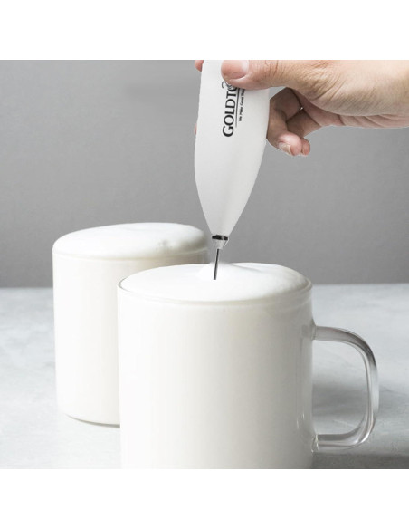 Batidor de Leche GoldTone GT - Espumador Ergonómico 90g