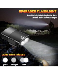 Rompe Cristales smosun 3 en 1 con Cortador de Cinturón y Linterna 2