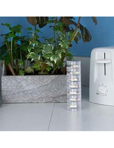 Organizador de Pastillas GMS Apilable 7 Días Transparente