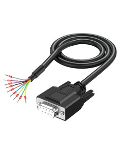 Cable de Extensión Serial RS-232 2m DB9 Hembra Jienk