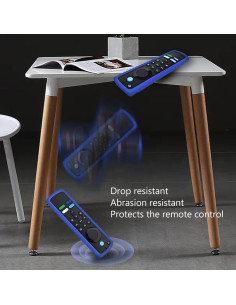 Funda Protectora Silicona Azul para Control Remoto Fire TV 2