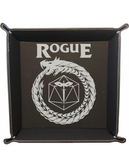 Bandeja de Dados D&D PrecisionNC Cuero Sintético Negro 32.7cm