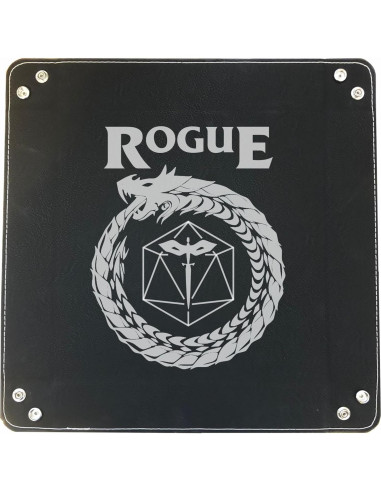 Bandeja de Dados D&D PrecisionNC Cuero Sintético Negro 32.7cm